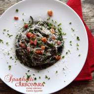 Spaghetti Carbonara - podwójnie czarna