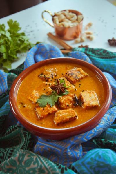 Tofu w sosie curry