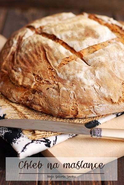 Chleb pszenno-żytni na maślance