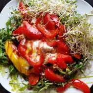 Jem zdrowo: Rukola z papryką i jajkiem