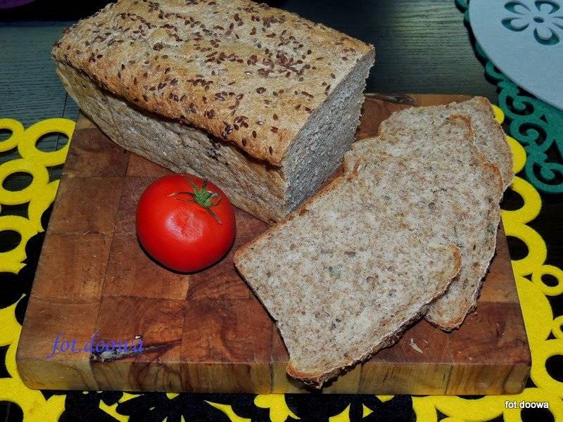 Chleb pszenno - orkiszowy z werbeną cytrynową