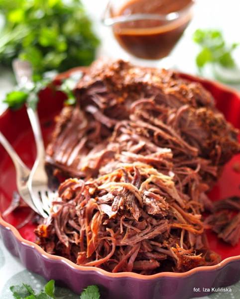 Pulled pork. Wyczesana wieprzowina - wersja pikantna