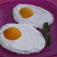 Jajko sadzone w wersji na słodko