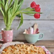 Tarta z jabłkami (bez glutenu, masła i dodatku cukru)