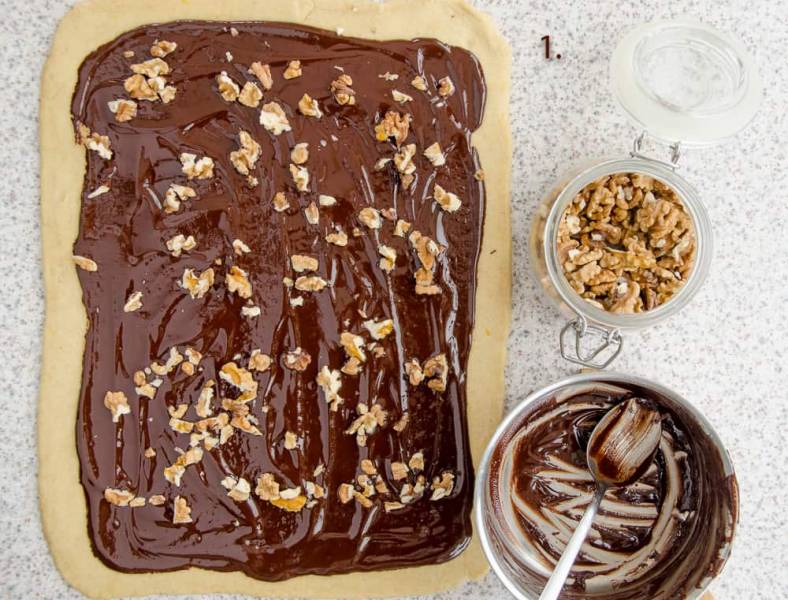 Krantz czekoladowy – ciasto drożdżowe