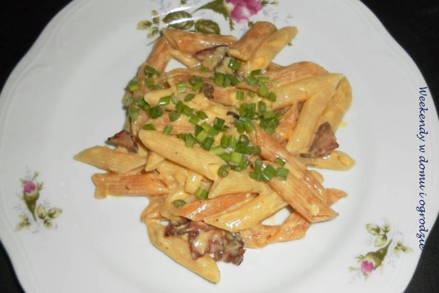 Makaron w sosie carbonara