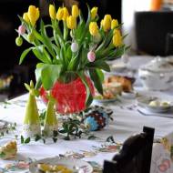 Dekoracja stołu na Wielkanoc
