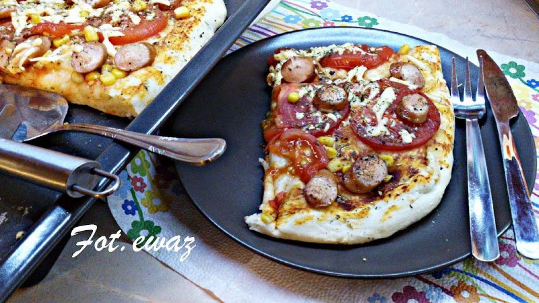 Pizza na cieście pszenno - krupczatkowym