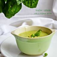 Bazyliowo - cytrynowy krem z zielonego groszku