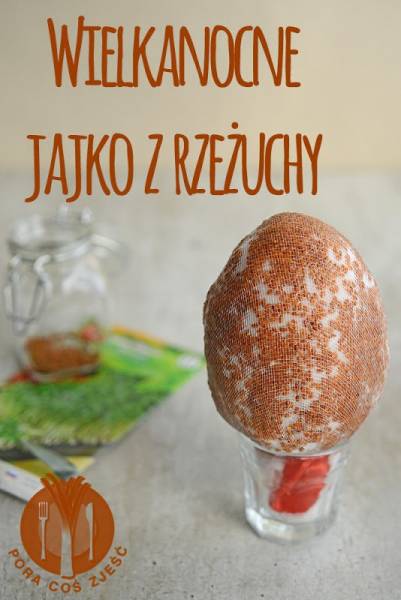 DIY Wielkanocne jajko z rzeżuchy