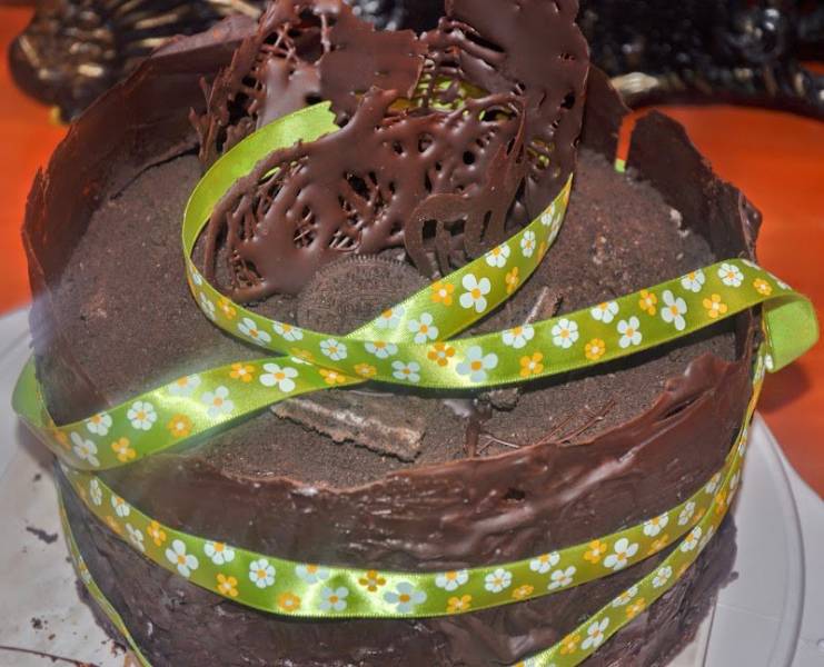 Tort czekoladowo-makowy
