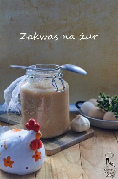 Zakwas na żur na mące razowej pszennej