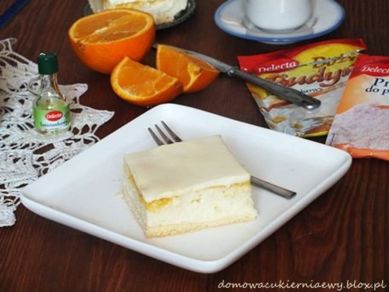 Sernik z orange curd