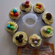 Czekoladowe cupcakes - wersja Wielkanoc
