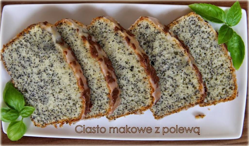 Ciasto makowe z polewą