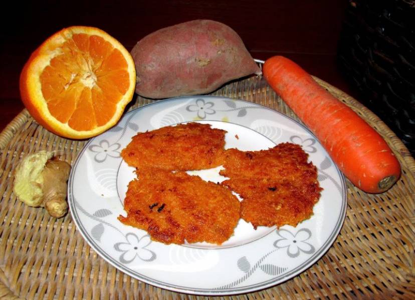 Placki z marchewki i batata