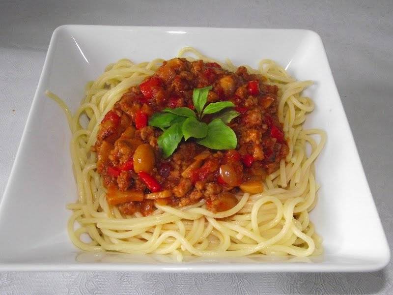 Spaghetti bolognese a'la elwirski