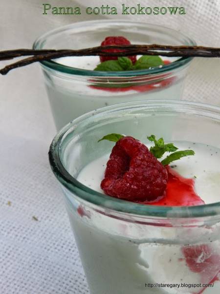 Panna cotta kokosowa