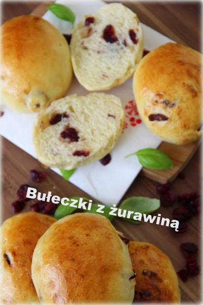 Bułeczki z żurawiną