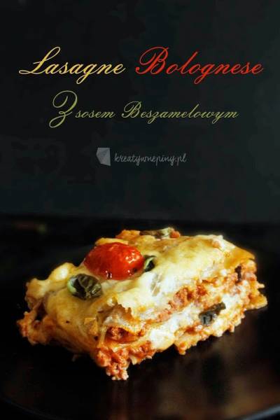 Lasagne Bolognese z sosem beszamelowym