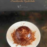 Bomba Truskawka-Czekolada, delikatny mus w kawowej polewie