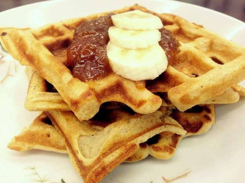 Orkiszowe gofry belgijskie