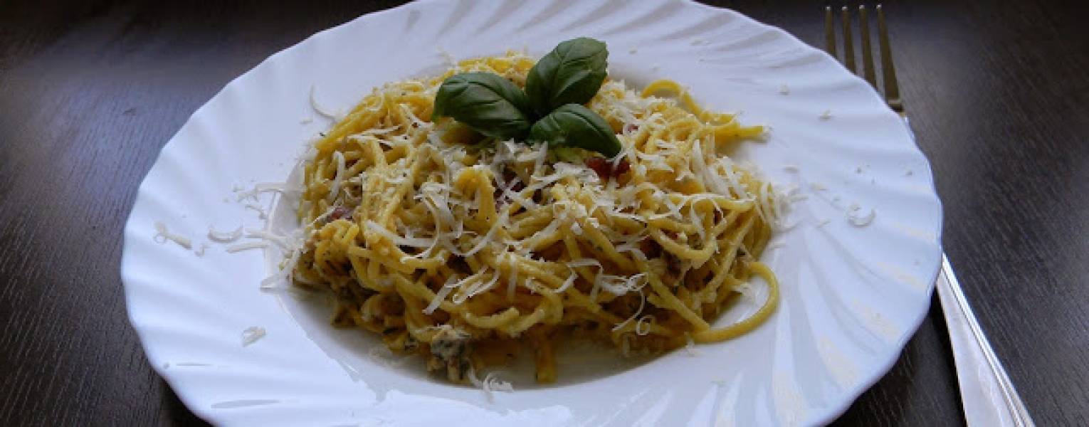 Spaghetti carbonara (bezglutenowe)