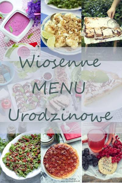 Wiosenne menu na urodziny