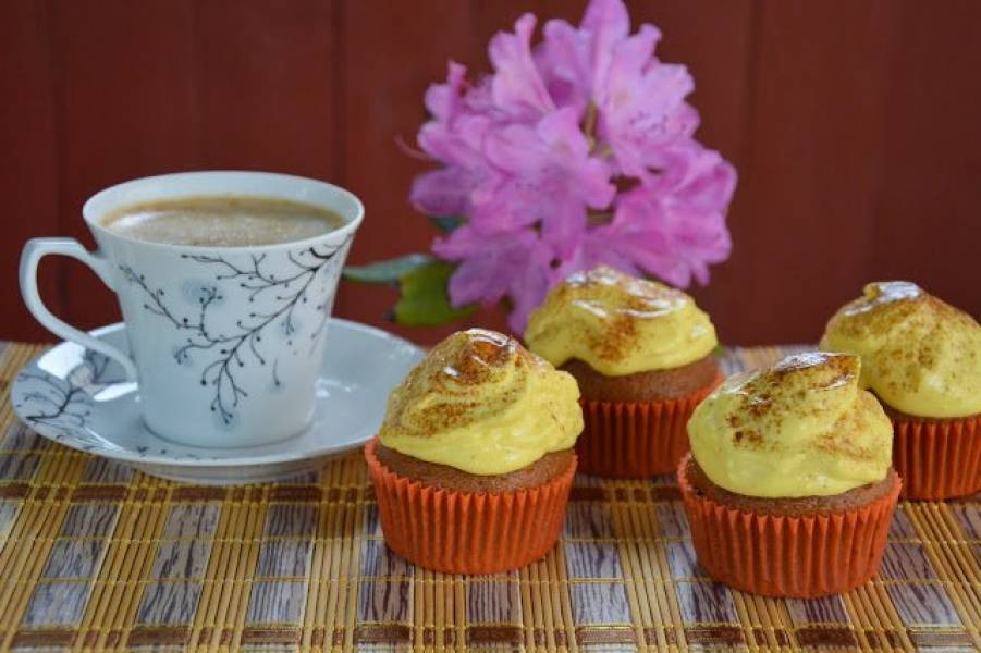Muffinki cappuccino z kremem mascarpone