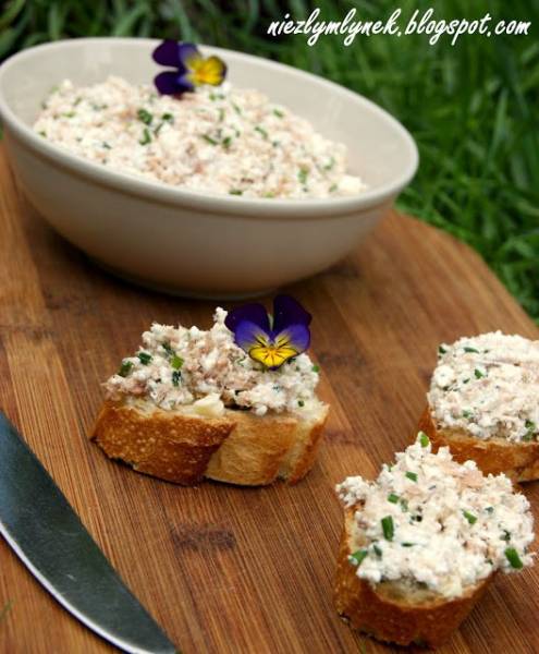 Śniadaniowa pasta z tuńczyka i twarożku