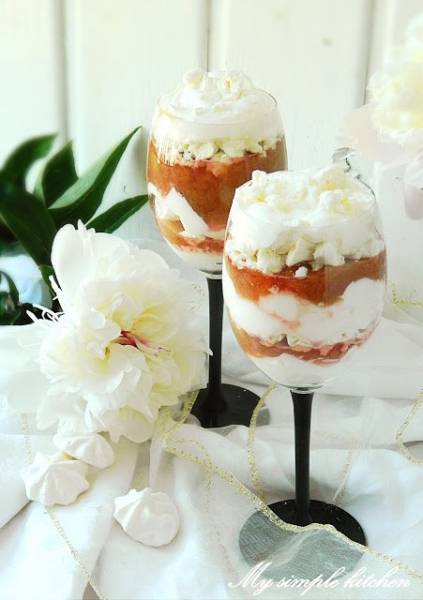 Rabarbarowy Eton Mess