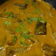 Curry with Eggplant with Cardamom and Coconut Milk