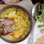 Zupa warzywna z młodą kapustą / Cabbage and vegetable soup