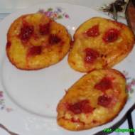Blinki serowo - truskawkowe.