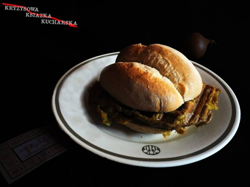 Gofer bhaji burger