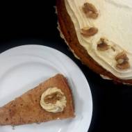 Coffee and walnut cake, czyli kawowy tort orzechowy.