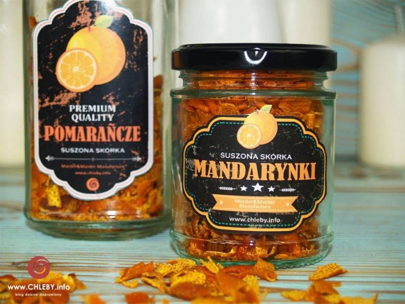 Suszona skórka z pomarańczy i mandarynek, czyli recykling kulinarny