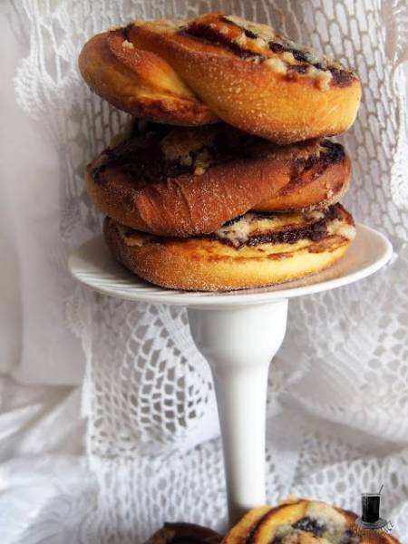 Bułeczki z nutellą i kruszonką ( czekoladowe brioche )