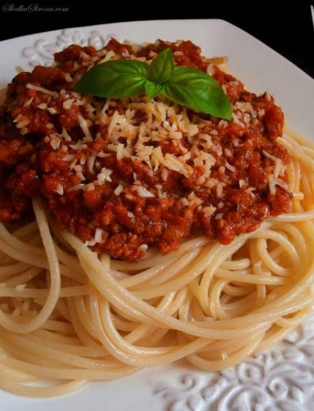 Makaron z Sosem Bolońskim (Spaghetti Bolognese)