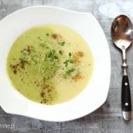 Niskokaloryczna dwukolorowa zupa krem