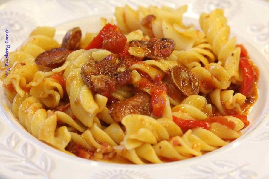 Makaron w pomidorach (Pasta con pomodori)