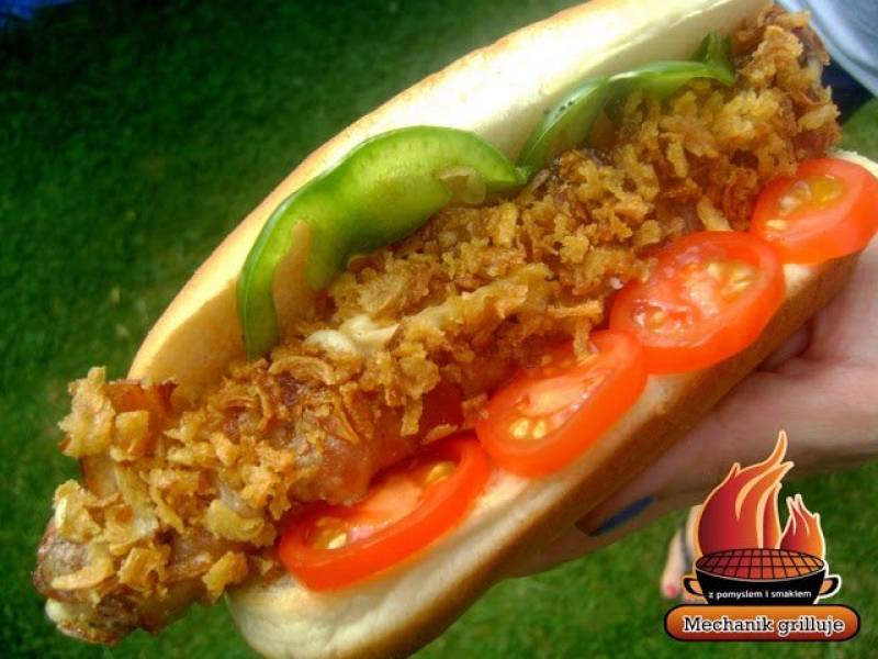 Hot dog z grilla