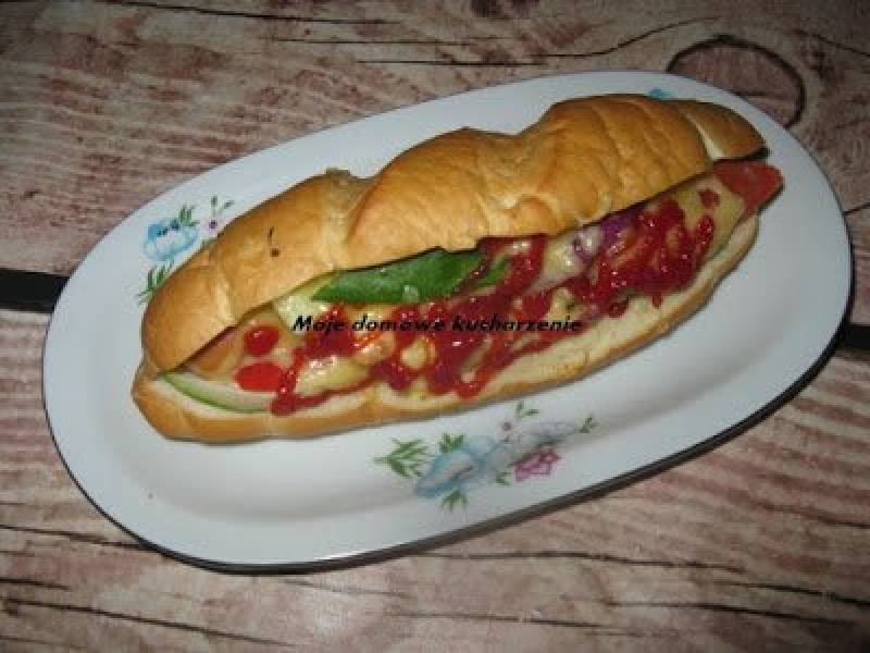 Zapiekane hot dogi