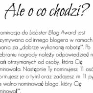 Liebster Blog Award