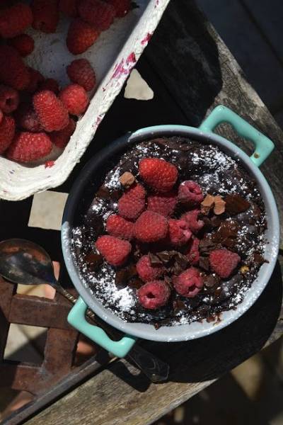 Wegańskie awokado brownie.