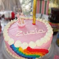 Tort tęczowy (Rainbow Cake)