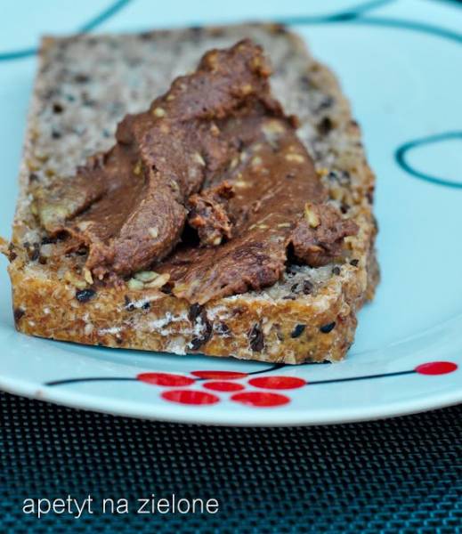 Krem do chleba: czekolada+orzechy+awokado