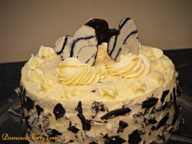 Czekoladowy tort zebra