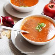 Zupa pomidorowa z grillowanych pomidorów