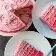 Tort różowy